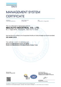 ISO 45001-2018 -TWN